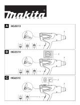 Makita HG 651 Manuale utente