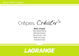 LAGRANGE Crêpes Créativ'® 2 pochoirs Manuale utente