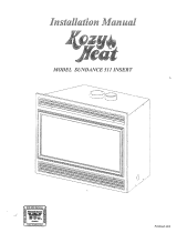 kozy heat #511 Manuale del proprietario