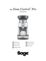 Sage BCG600 - the Dose Control Pro Manuale del proprietario