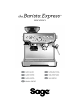 Sage THE BARISTA EXPRESS STAINLESS STEEL (SES875BSS2EEU1A) Manuale del proprietario