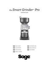 Sage BCG820 - the Smart Grinder Pro Manuale del proprietario