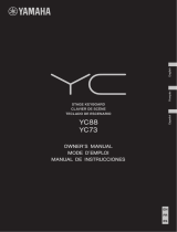 Yamaha YC73 73-Key Stage Keyboard Manuale del proprietario