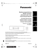 Panasonic SCDM502E Manuale del proprietario