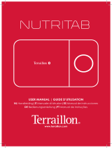 Terraillon Connéctée NUTRITAB Cranberry Manuale del proprietario