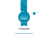 LAGRANGE Glaces Créativ'® Turbine à Glace Manuale utente