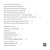 Xiaomi Mi Air Purifier 3C EU (BHR4518GL) Manuale utente