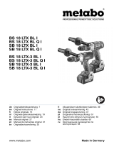 Metabo BS 18 LTX BL I (602350650) Manuale utente