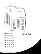 GYS PROGYS 250 A TRI Manuale del proprietario