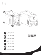 GYS TIG 220 DC HF FV (machine only) Manuale del proprietario