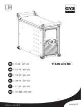 GYS TIG TITAN 400 DC TRI Manuale del proprietario