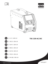 GYS TIG 220 AC/DC Manuale del proprietario