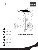 GYS MONOGYS 320-4CS Manuale del proprietario