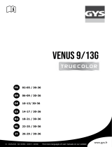 GYS LCD VENUS 9/13 G IRON TRUE COLOR Manuale del proprietario