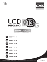 GYS LCD PROMAX 5-9/9-13 G SILVER TRUE COLOR Manuale del proprietario