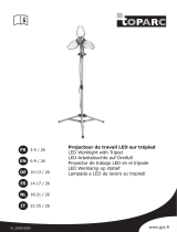 GYS TRIPOD LAMP 1800L Manuale del proprietario