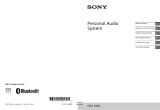 Sony CMT-X3CD Manuale del proprietario