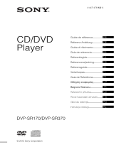 Sony DVP-SR370 Manuale del proprietario