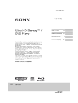 Sony UBP-X700B Manuale del proprietario