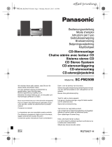 Panasonic Micro chaine SC-PM250BEGK Manuale del proprietario
