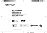 Kenwood KDC-X7200DAB Manuale del proprietario