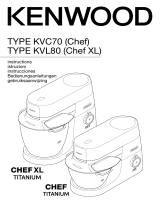 Kenwood KVL8320S CHEF XL TITANIUM Manuale del proprietario