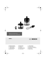 Bosch ErgoMixx MSM66120 Manuale del proprietario