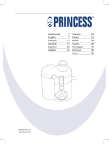 Princess JUICE EXTRACTOR 202040 Manuale del proprietario