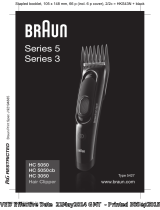 Braun HC3050, HC5050, HC5050cb, Hair Clipper, Series 3, Series 5 Manuale utente