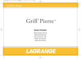 LAGRANGE Grill Pierre Clas. 249002 Manuale del proprietario