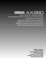 Yamaha AX-890 Manuale utente