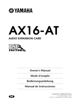 Yamaha AX16-AT Manuale del proprietario