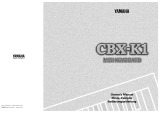 Yamaha CBX-K1 Manuale del proprietario