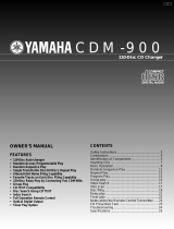 Yamaha CDM-900 Manuale utente