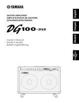 Yamaha DG100-212 Manuale utente