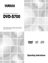 Yamaha DVD-S700 Manuale utente