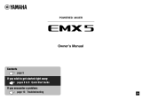 Yamaha EMX5 Manuale del proprietario