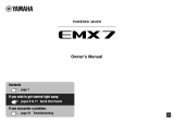Yamaha EMX7 Manuale del proprietario