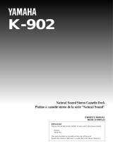 Yamaha K-902 Manuale utente