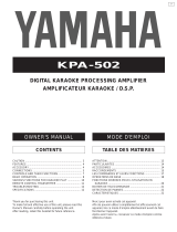 Yamaha KPA-502 Manuale del proprietario