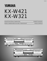 Yamaha KX-W421 Manuale utente