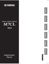 Yamaha M7CL V2.0 Manuale utente
