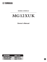 Yamaha MG12XUK Manuale del proprietario