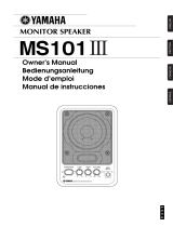 Yamaha MS101III Manuale del proprietario