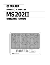 Yamaha MS202II Manuale del proprietario