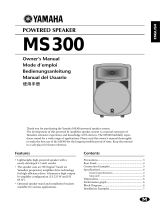 Yamaha MS300 Manuale del proprietario