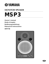 Yamaha MSP3 Manuale del proprietario
