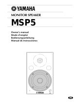 Yamaha MSP5 Manuale del proprietario