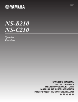 Yamaha NS-C210 Manuale del proprietario