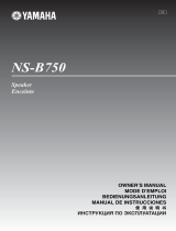 Yamaha NS-B750 Manuale del proprietario